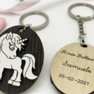 Portachiavi in legno personalizzabili